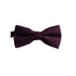 Plum Solid Cotton Kid's Pre-Tied Bow Tie