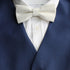 Ivory Solid Cotton Kid's Pre-Tied Bow Tie