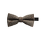 Brown Stripe Wool Kid's Pre-Tied Bow Tie