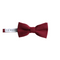 Burgundy Solid Cotton Kid's Pre-Tied Bow Tie