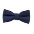 Rory Steel Blue Solid Kid's Pre-Tied Bow Tie