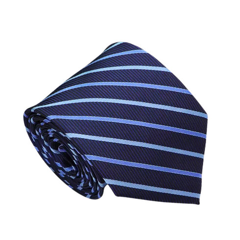 Blue Modern Wide Men's Necktie