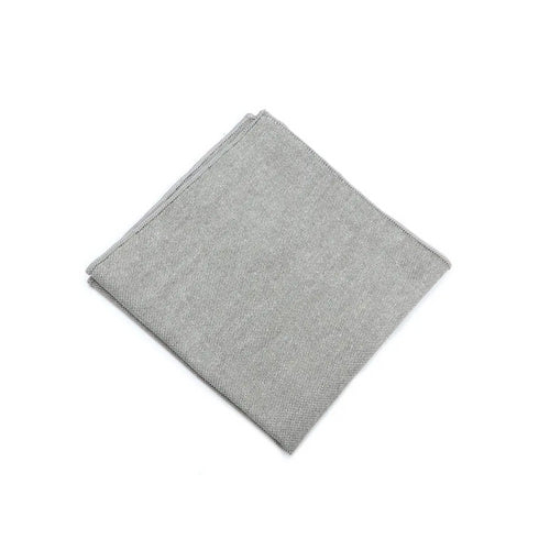 Solid Cotton Pocket Square