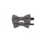 Gray & Black Stripes Wool Kid's Pre-Tied Bow Tie