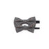 Gray & Black Stripes Wool Kid's Pre-Tied Bow Tie