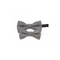 Gray Plaid Wool Kid's Pre-Tied Bow Tie