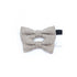 Heathered Brown Plaid Wool Kid's Pre-Tied Bow Tie