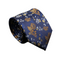 Blue Modern Wide Men's Necktie