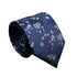 Blue Modern Wide Men's Necktie