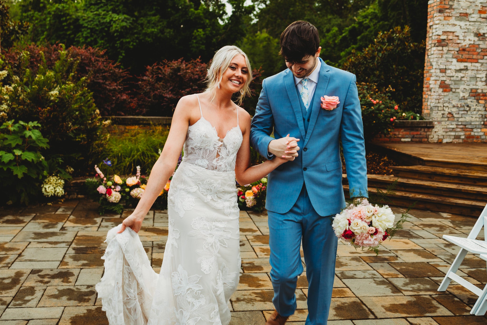 men's floral neckties for weddings, groomsmen, ringbearers