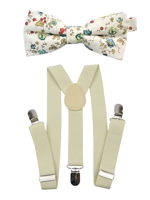Elastic Suspenders & Bow Tie Set for Kids