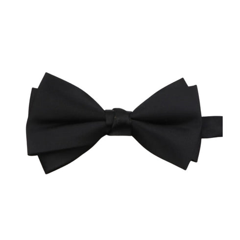 Double-Deck Satin Bow Tie