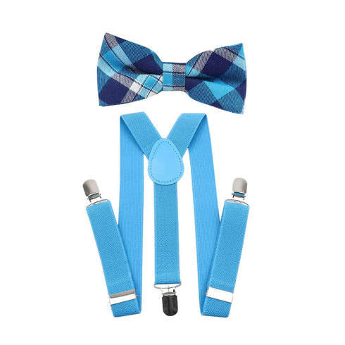 Elastic Suspenders & Bow Tie Set for Kids