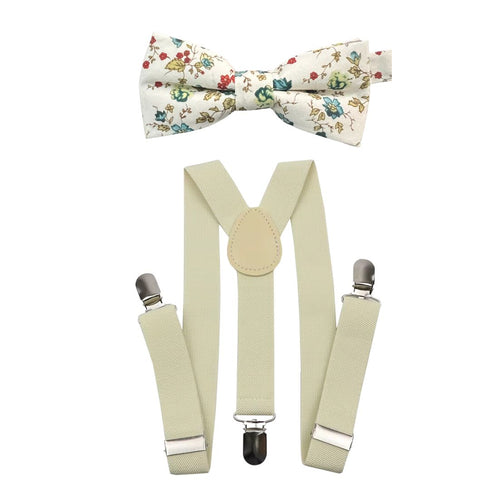 Elastic Suspenders & Bow Tie Set for Kids
