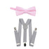 Elastic Suspenders & Bow Tie Set for Kids