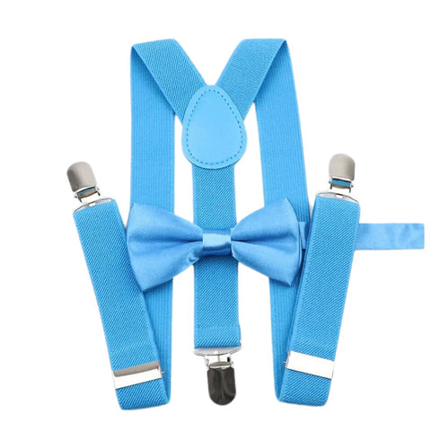 Elastic Suspenders & Bow Tie Set for Kids