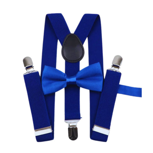 Elastic Suspenders & Bow Tie Set for Kids
