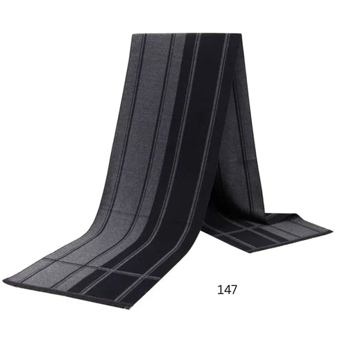 Black & Gray Mens Scarf