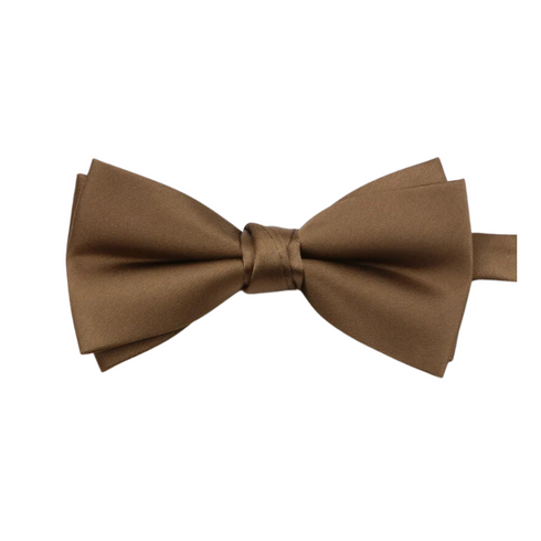 Double-Deck Satin Bow Tie - 10 Colors