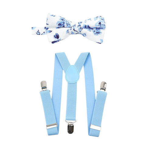 Elastic Suspenders & Bow Tie Set for Kids
