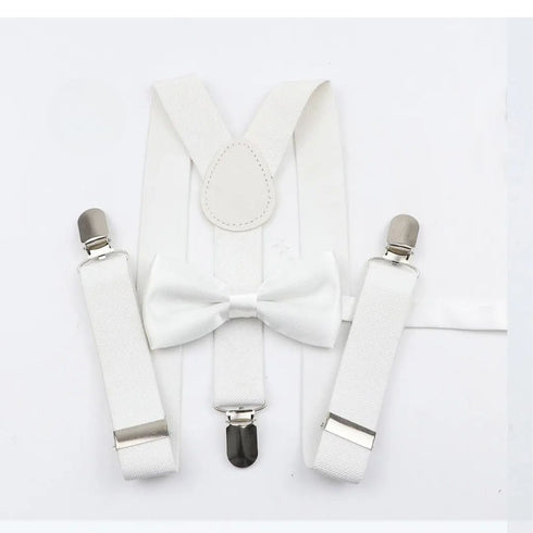 Elastic Suspenders & Bow Tie Set for Kids