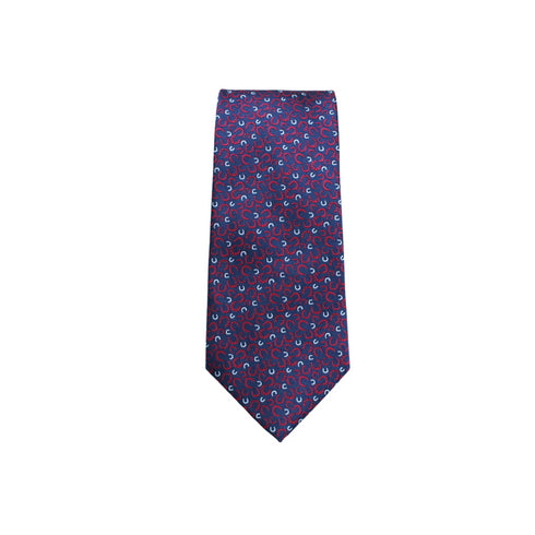 Cory Blue & Red Traditional Wide Tie