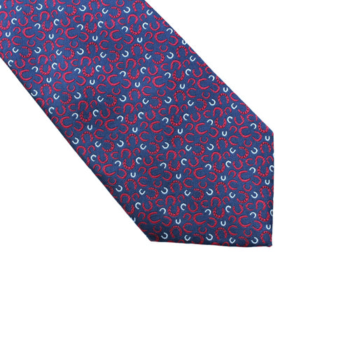 Cory Blue & Red Traditional Wide Tie