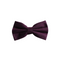 Plum Solid Cotton Adult Pre-Tied Bow Tie