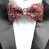 Red Rhinestone Crystal Bow Tie