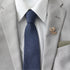Rory Steel Blue Solid Skinny Tie