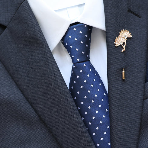 Brooklyn Blue Dots Tie