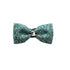 Turquoise Rhinestone Crystal Bow Tie