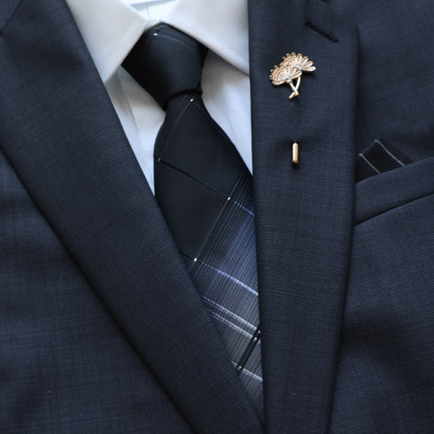 Eden Black Ombre Stripes Tie