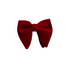 Oversized Suede Bow Tie