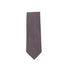 Grey Solid Cotton Skinny Tie