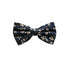 Eureka Black Floral Adult Pre-Tied Bow Tie