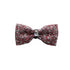 Pink Rhinestone Crystal Bow Tie