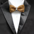 Gold Rhinestone Crystal Bow Tie