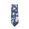 Levi Blue Floral Skinny Tie