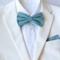 Seaglass Green Cotton Solid Bow Tie