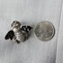 Silver Plated Fly Lapel Pin