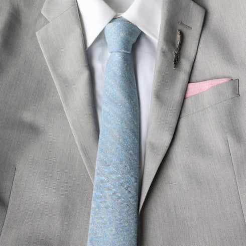 Skye Heathered Wool Blend Tie