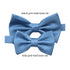 Steel Blue Solid Satin Adult Pre-Tied Bow Tie