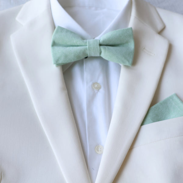Kylar Lime Green Solid Adult Pre-Tied Bow Tie