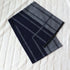 Dark Blue Stripes Men's Wool Blend Winter Scarf