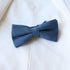 Remington Slate Blue Solid Adult Pre-Tied Bow Tie
