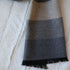 Gray & Light Brown Stripes Men's Cold Weather Winter Scarf