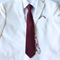 Kennedy Two-Tone Burgundy Wine Solid & Floral Tail Tie