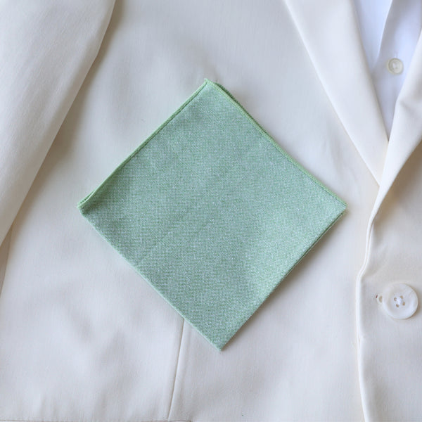 Kylar Lime Green Solid Pocket Square