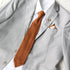 Terracotta Rust Brown Knitted Necktie
